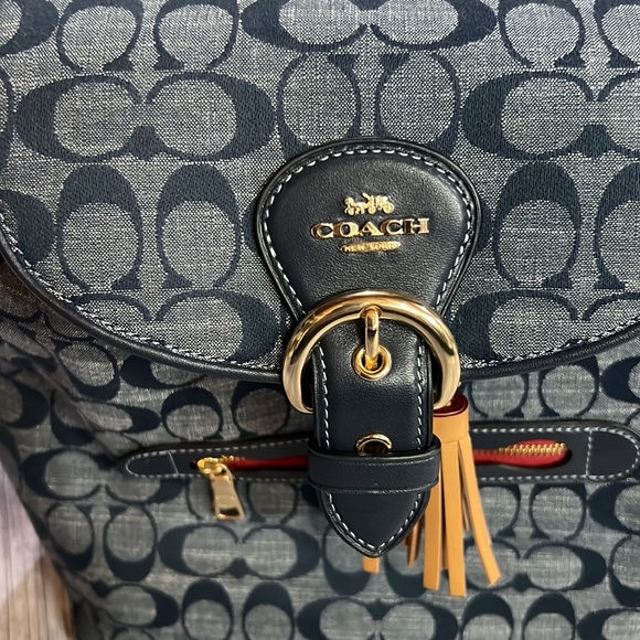 Coach Bags Coach Kleo Backpack In Signature Chambray Poshmark